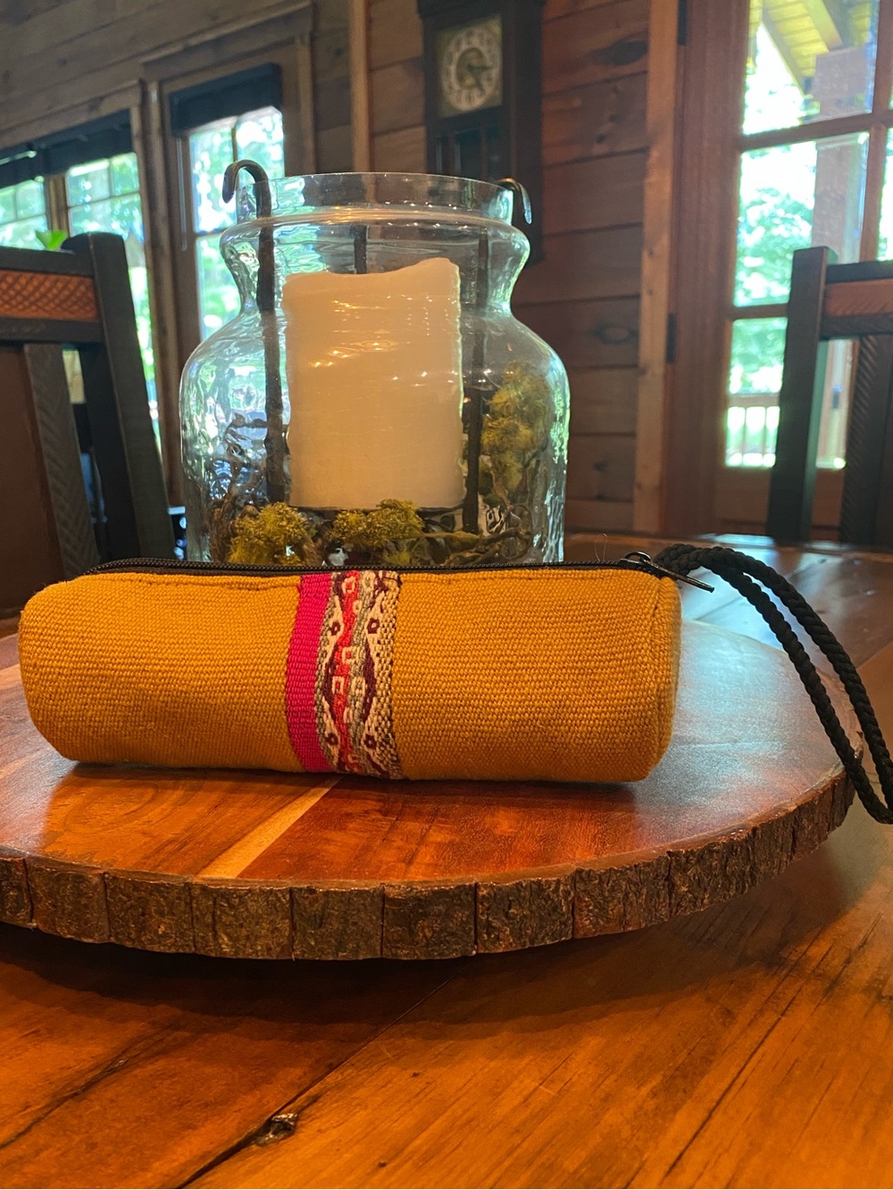 Handcrafted Bolivian Aguayo Pencil/Makeup Pouch. Brand New Beautiful